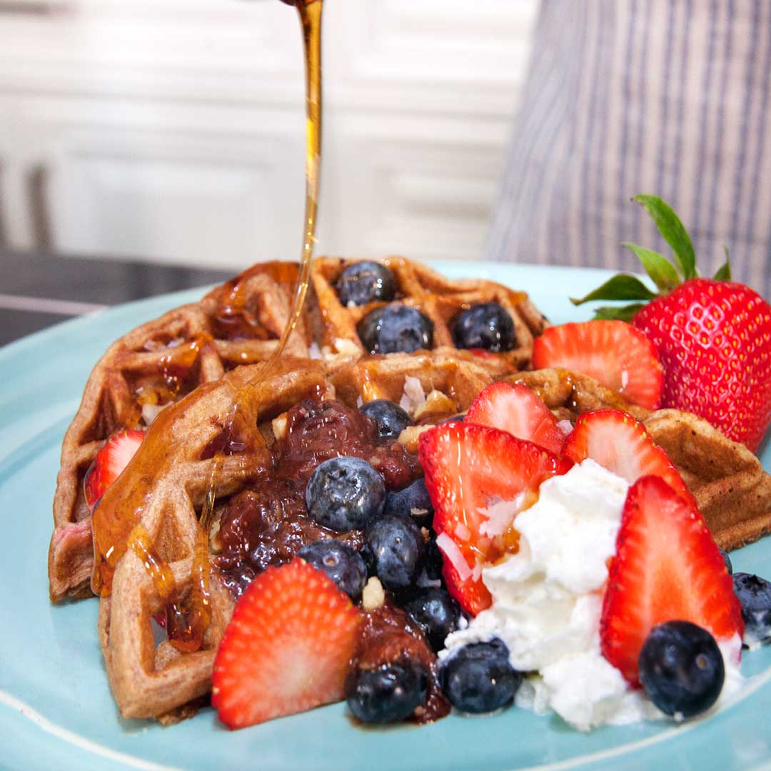 Receta súper fácil de waffles #receta #waffles #waflera #lima #fy, waffles  de avena